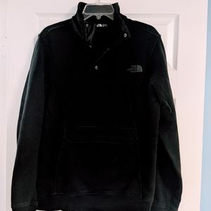 The North Face Black Pullover Hoodie Jacket with Pockets
